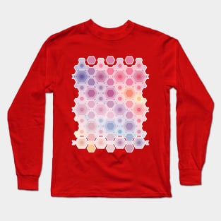 Hexagons multicolor Long Sleeve T-Shirt